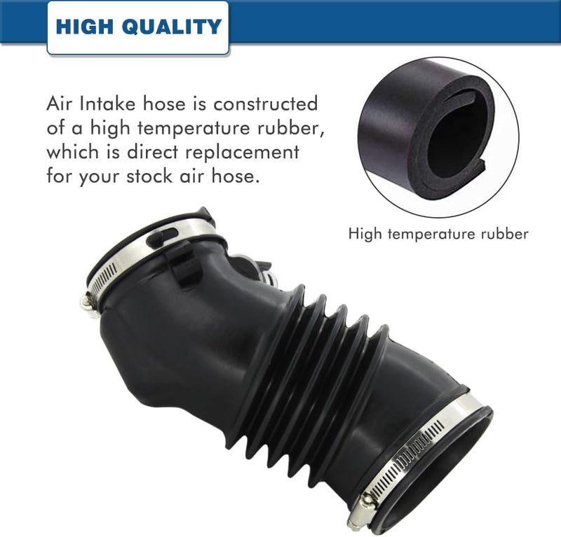 A ABIGAIL Air Intake Hose Compatible with Honda Odyssey 2011 2012 2013 2014 2015 2016 2017 V6 3.5L - Intake Filter Tube Replaces # 165784S100, 696-159 17228RV0A00 - Air Intake Duct Tube Boot - Image 2